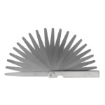 Feeler gauge 0,05-1,00 mm (20 blades) 100 mm conical rounded and 10 mm width